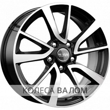 K&K KC699 7x17 5x114.3 ET45 60.1 Алмаз черный Toyota Camry ZV17